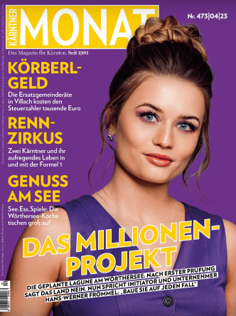 Magazincover für April 2023 Kärntner MONAT